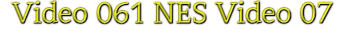 NES Video 7 Text Image